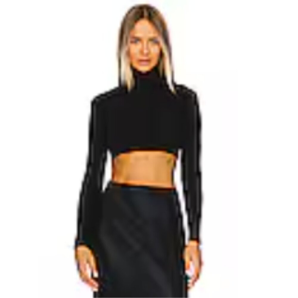 Bardot Selina Crop Turtle Neck Knit